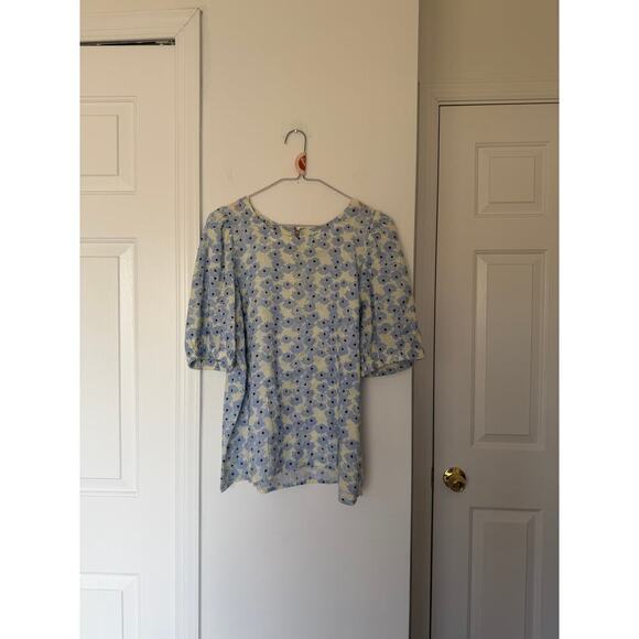 Cecilie Copenhagen Tops - Cecile Copenhagen Ema 100% Cotton Floral Top